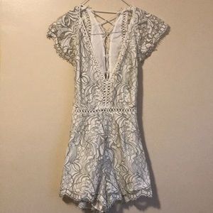 Lace romper